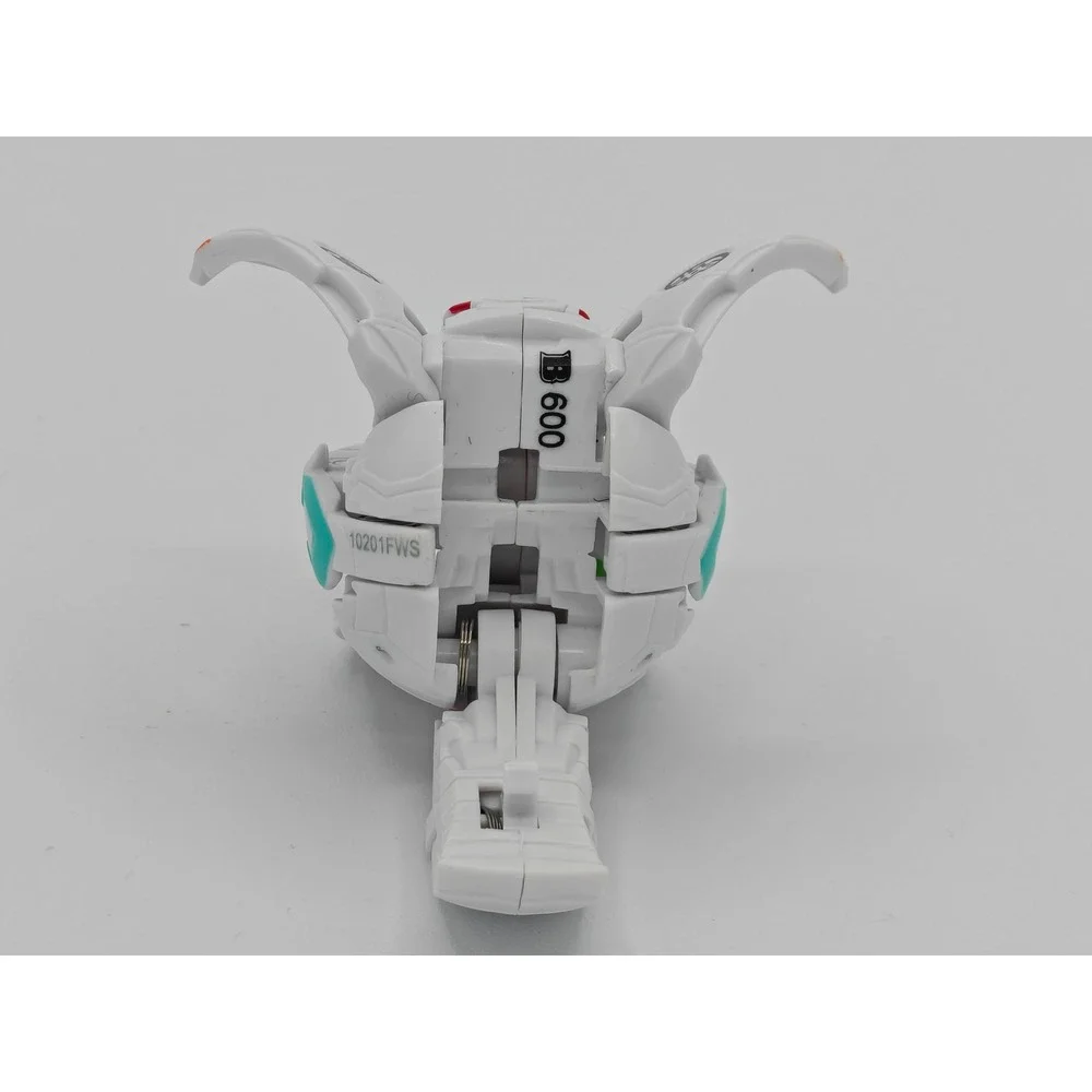 Bakugan Armored Alliance White Red Haos/Pyrus Dragonoid & Tretorous‎ Fusion B600